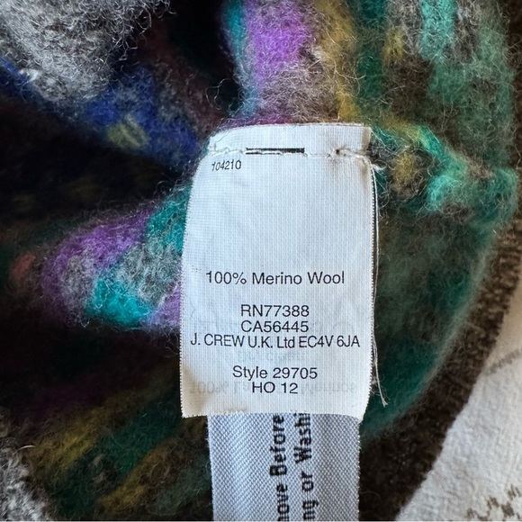 Madewell Wallace Colorful Shawl Collar Cardigan Merino Wool XS - Picture 12 of 13